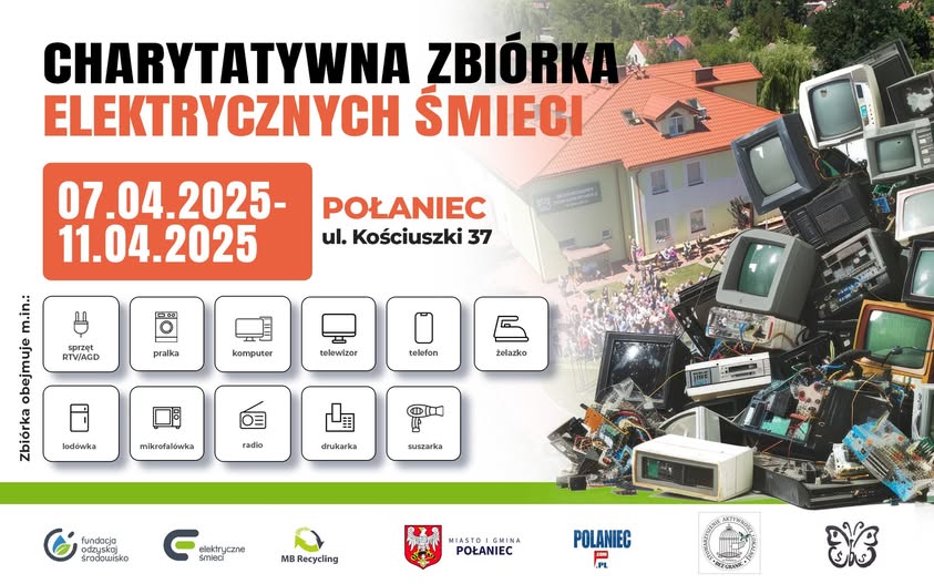 Charytatywna zbiórka elektrycznych śmieci