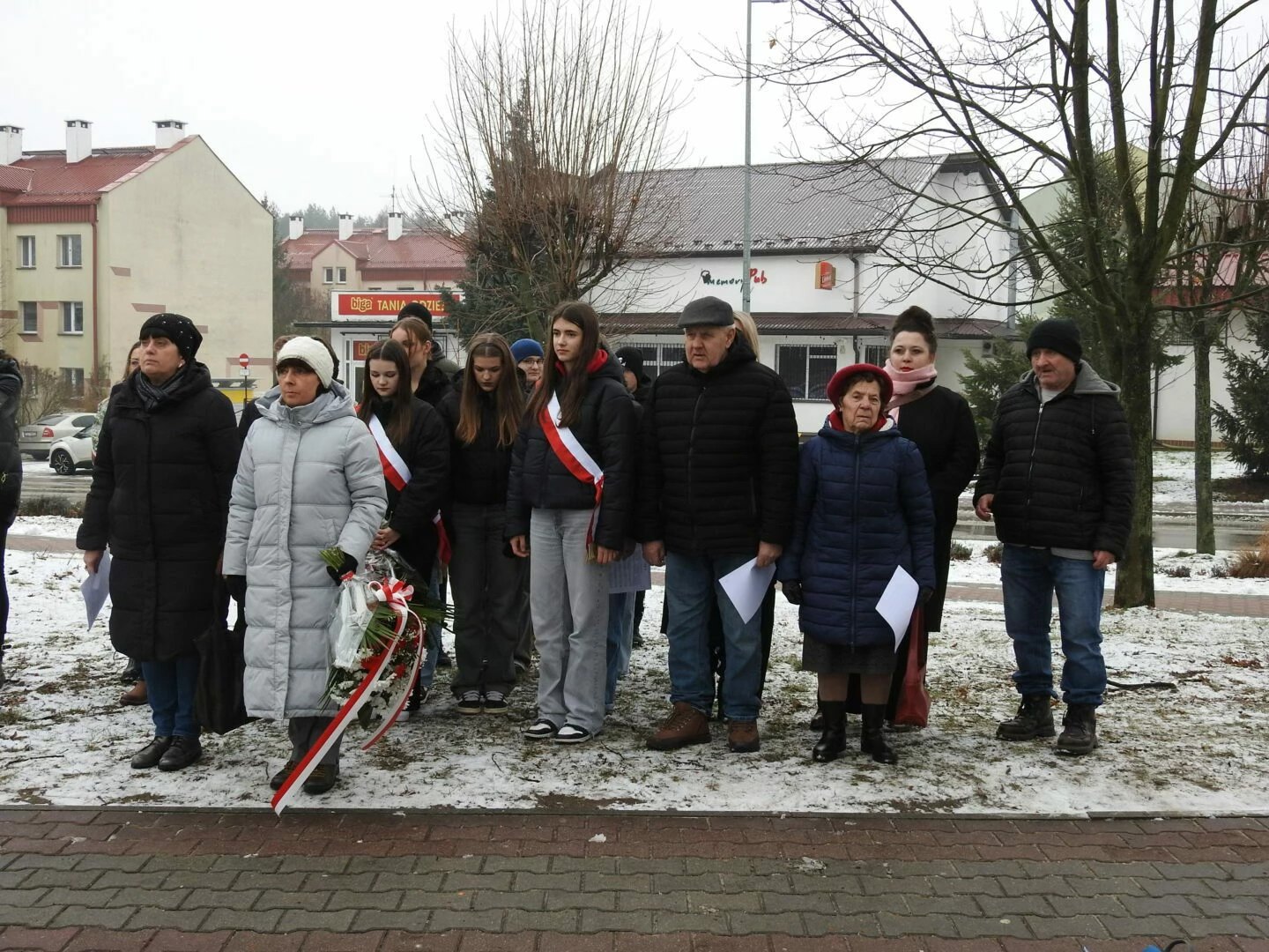 Uczniowie podczas przysięgi