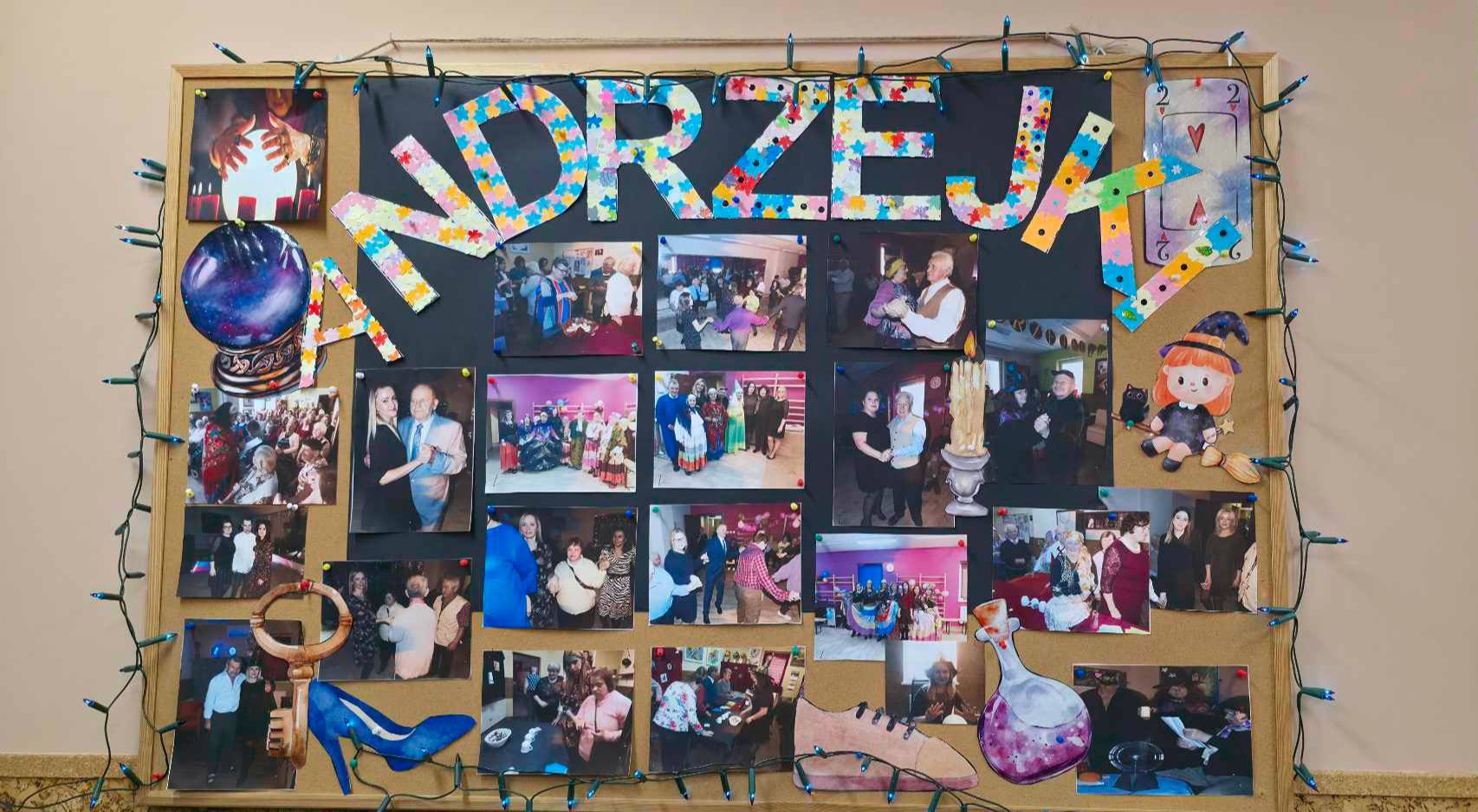 Dekoracja Andrzejkowa 