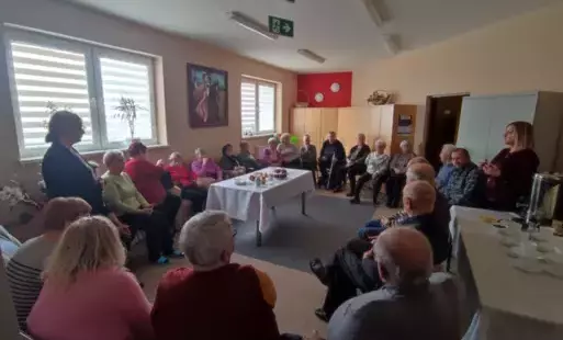 Otwarcie drzwi ŚDS oraz przywitanie zaproszonych gości 