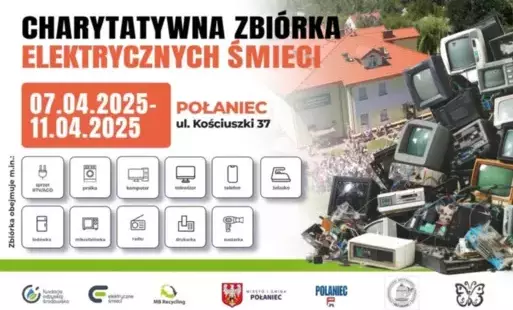 Charytatywna zbiórka eletryczych śmieci 