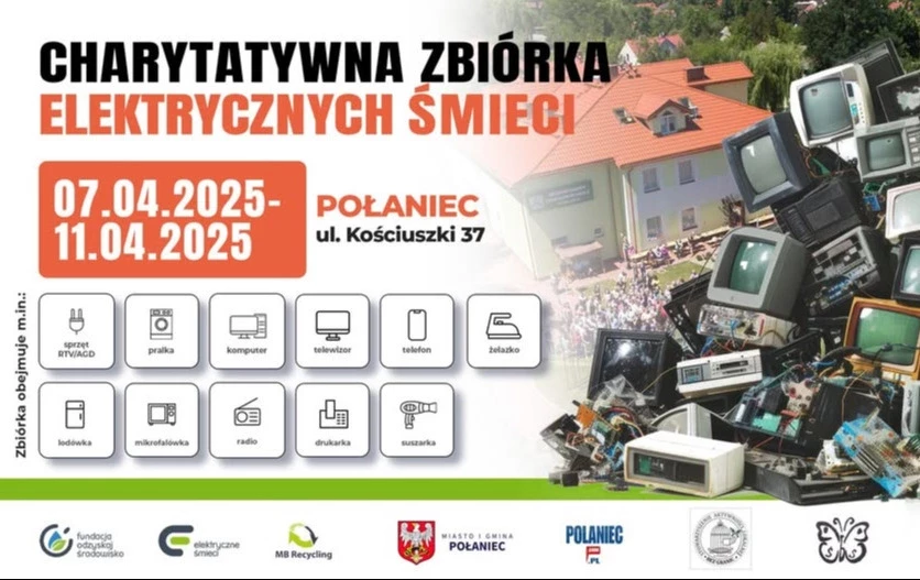 Zdjęcie do Zbi&oacute;rka elektrośmieci na rzecz Środowiskowego  Dom Samopomocy w Połańcu